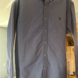 Ralph Lauren Men's Lavender/Multicolor Shirt. Size: XL SLIM FIT